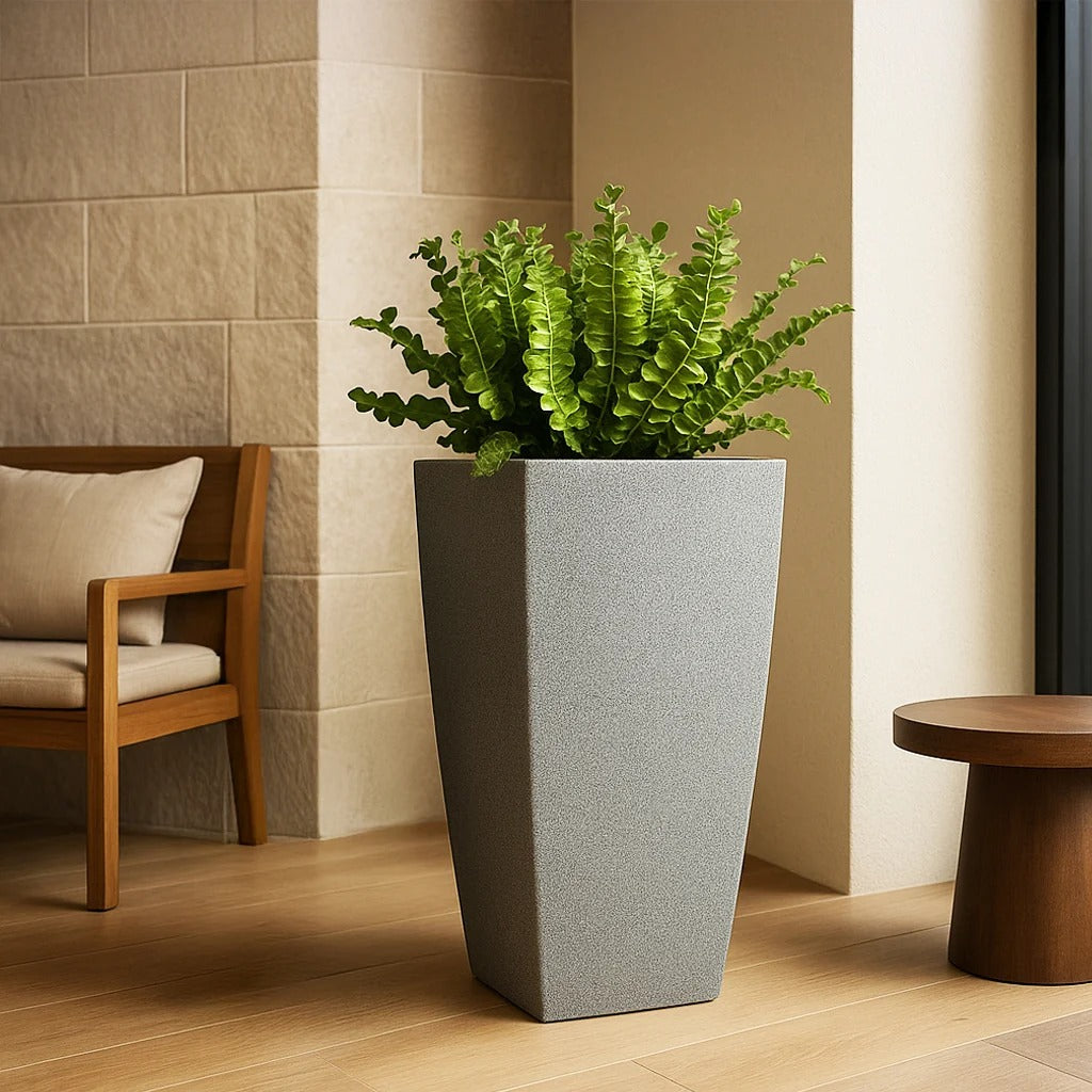 Tall Square Modern Planter Pot – Premium Indoor & Outdoor Decorative Flower Pot